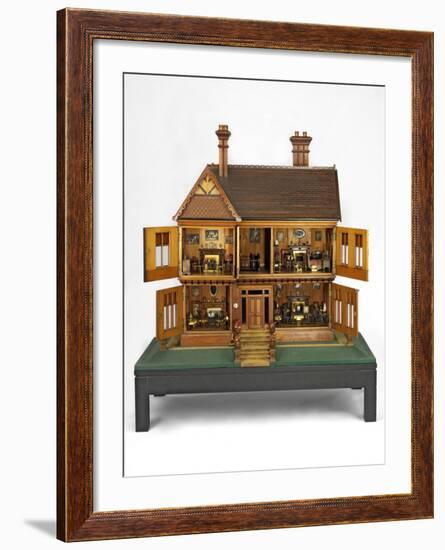 Doll's House, Queen Mary's Dolls' House, Liverpool, c.1887-null-Framed Photographic Print