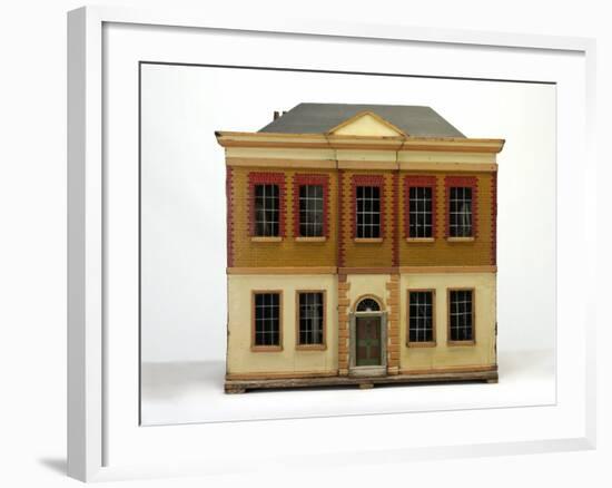 Doll's House, with Front Resembling Brick and Stone-null-Framed Photographic Print