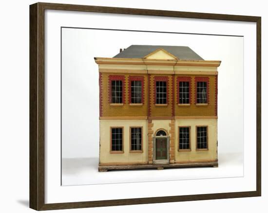 Doll's House, with Front Resembling Brick and Stone-null-Framed Photographic Print