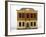 Doll's House, with Front Resembling Brick and Stone-null-Framed Photographic Print