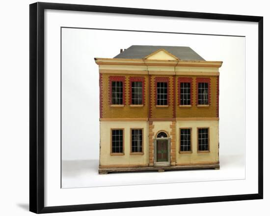 Doll's House, with Front Resembling Brick and Stone-null-Framed Photographic Print