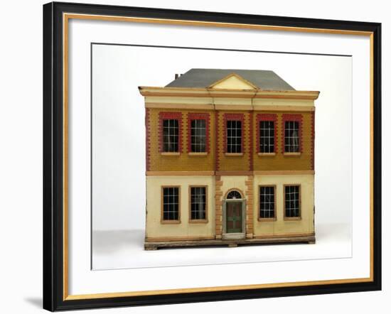 Doll's House, with Front Resembling Brick and Stone-null-Framed Photographic Print