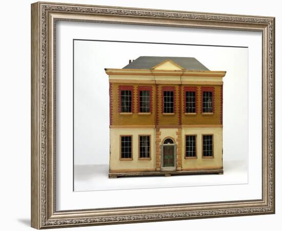 Doll's House, with Front Resembling Brick and Stone-null-Framed Photographic Print