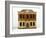 Doll's House, with Front Resembling Brick and Stone-null-Framed Photographic Print