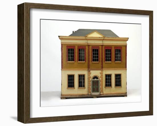 Doll's House, with Front Resembling Brick and Stone-null-Framed Photographic Print