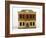 Doll's House, with Front Resembling Brick and Stone-null-Framed Photographic Print