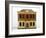Doll's House, with Front Resembling Brick and Stone-null-Framed Photographic Print