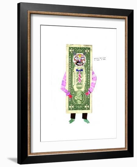 Dollar Man-Pat Macdonald-Framed Giclee Print