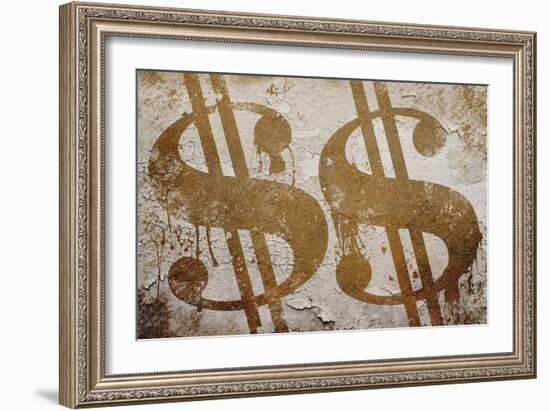 Dollar Signs-Marcus Prime-Framed Art Print