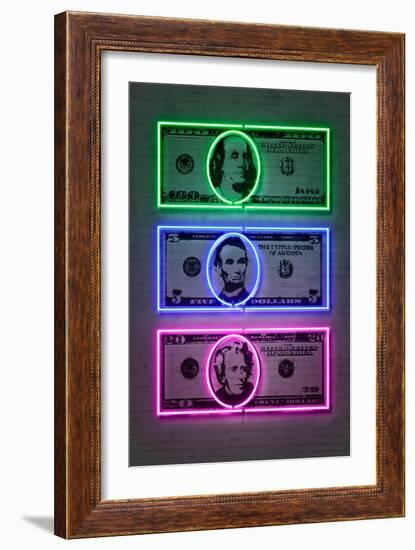 Dollars-Octavian Mielu-Framed Premium Giclee Print