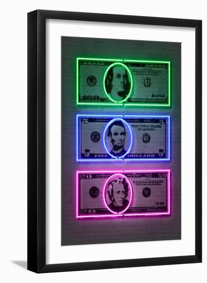 Dollars-Octavian Mielu-Framed Art Print