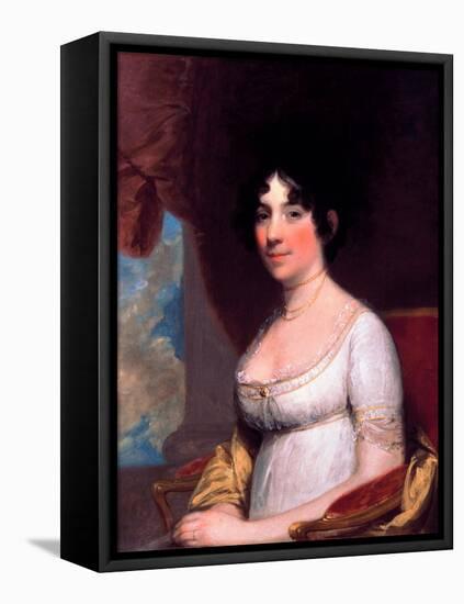 Dolley Payne Madison (Mrs. James Madison)-Gilbert Stuart-Framed Premier Image Canvas