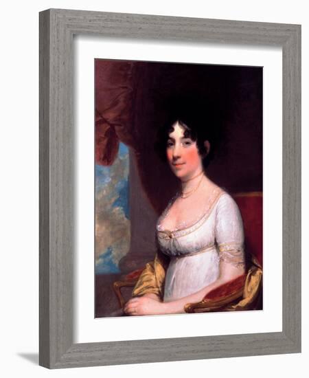 Dolley Payne Madison (Mrs. James Madison)-Gilbert Stuart-Framed Giclee Print