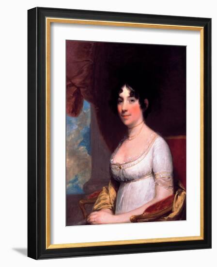 Dolley Payne Madison (Mrs. James Madison)-Gilbert Stuart-Framed Giclee Print