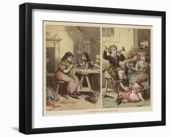 Dollmakers and Dollbreakers-Charles Joseph Staniland-Framed Giclee Print