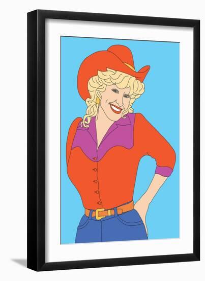 Dolly Parton-Claire Huntley-Framed Giclee Print