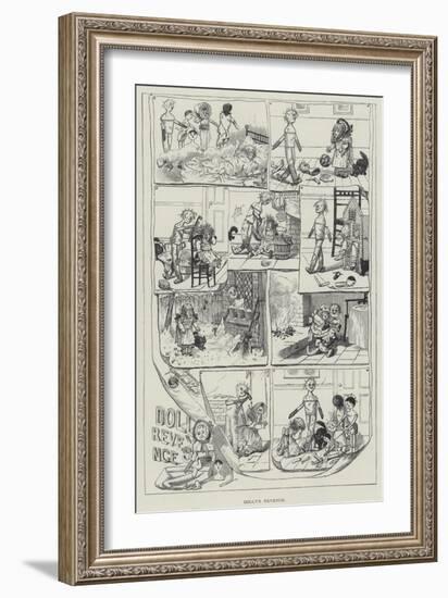 Dolly's Revenge-George Cruikshank-Framed Giclee Print