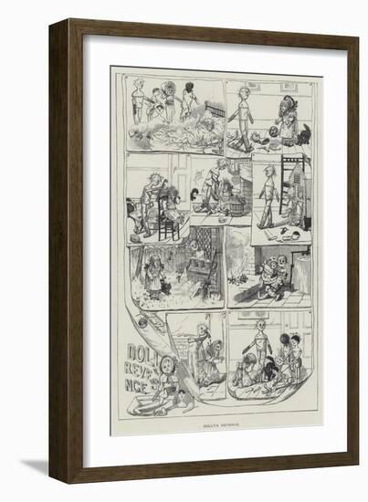 Dolly's Revenge-George Cruikshank-Framed Giclee Print