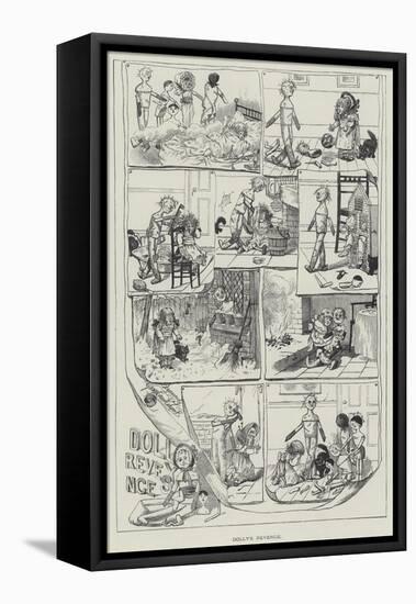 Dolly's Revenge-George Cruikshank-Framed Premier Image Canvas