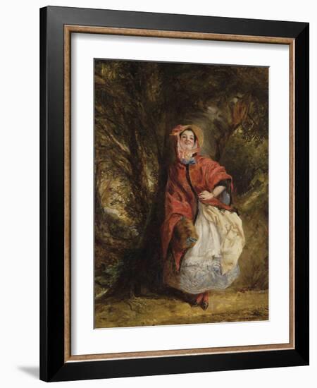 Dolly Varden, 1842-William Powell Frith-Framed Premium Giclee Print