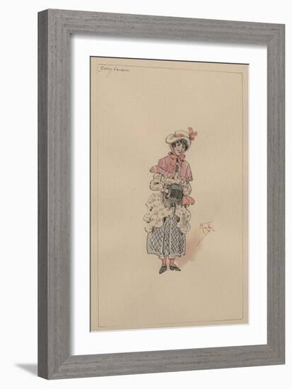 Dolly Varden, C.1920s-Joseph Clayton Clarke-Framed Giclee Print