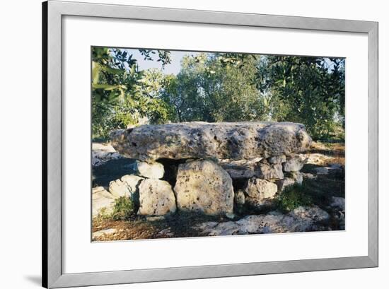 Dolmen, Minervino, Lecce, Italy, Copper Age-null-Framed Giclee Print