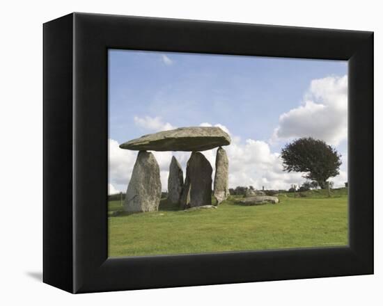 Dolmen, Neolithic Burial Chamber 4500 Years Old, Pentre Ifan, Pembrokeshire, Wales-Sheila Terry-Framed Premier Image Canvas