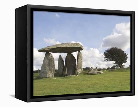 Dolmen, Neolithic Burial Chamber 4500 Years Old, Pentre Ifan, Pembrokeshire, Wales-Sheila Terry-Framed Premier Image Canvas