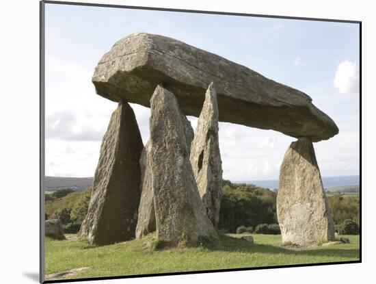 Dolmen, Neolithic Burial Chamber 4500 Years Old, Pentre Ifan, Pembrokeshire, Wales-Sheila Terry-Mounted Photographic Print