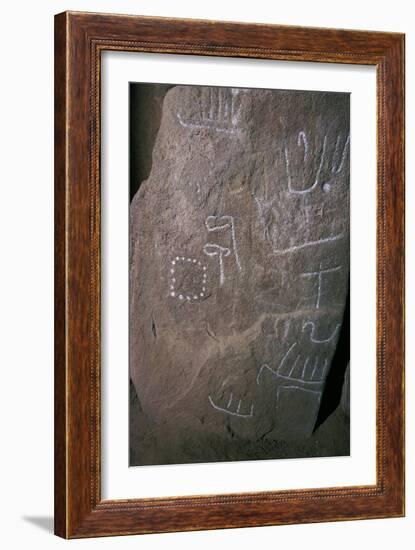 Dolmen of Mane Lud, Prehistoric. Artist: Unknown-Unknown-Framed Giclee Print