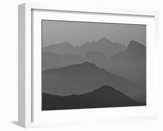 Dolomites at Sunset, Vento, Italy, Europe-Carlo Morucchio-Framed Photographic Print