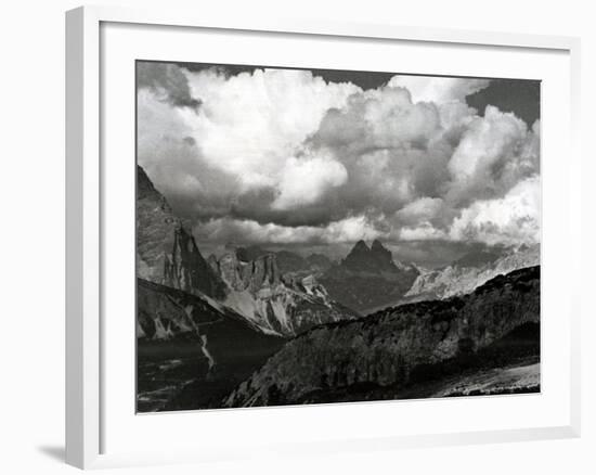 Dolomites Cortina St. Moritz Italy--Framed Photographic Print