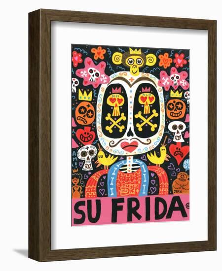 Dolor Feliz Gracias-Jorge R. Gutierrez-Framed Premium Giclee Print