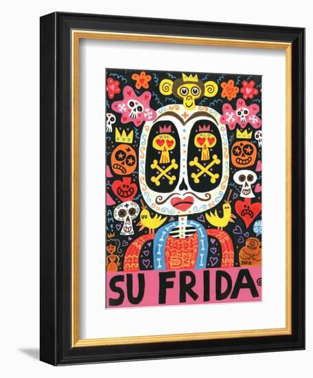 Dolor Feliz Gracias-Jorge R. Gutierrez-Framed Premium Giclee Print