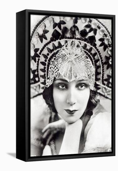 Dolores Del Rio, C.1925 (B/W Photo)-American Photographer-Framed Premier Image Canvas