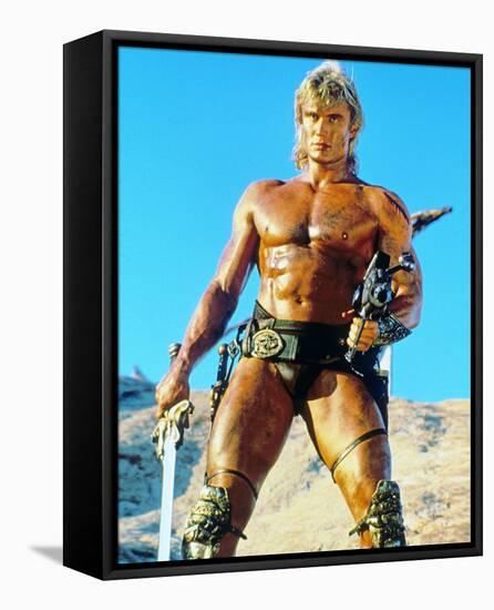 Dolph Lundgren - Masters of the Universe-null-Framed Stretched Canvas