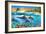 Dolphin Bay-Adrian Chesterman-Framed Art Print