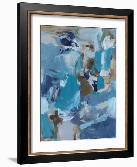 Dolphin I-Christina Long-Framed Art Print