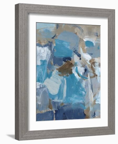 Dolphin II-Christina Long-Framed Art Print