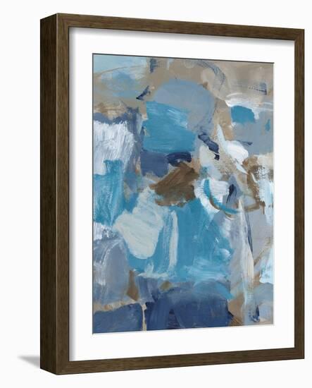 Dolphin II-Christina Long-Framed Art Print