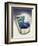 Dolphin in Wave-Harro Maass-Framed Giclee Print