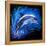 Dolphin Jumping-null-Framed Stretched Canvas