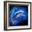 Dolphin Jumping-null-Framed Art Print