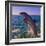 Dolphin Leaping from Sea, Roatan Island, Honduras-Keren Su-Framed Photographic Print