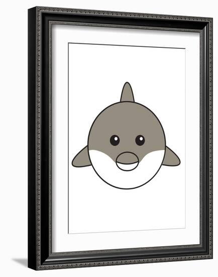 Dolphin-null-Framed Art Print