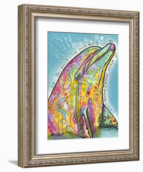 Dolphin-Dean Russo-Framed Giclee Print