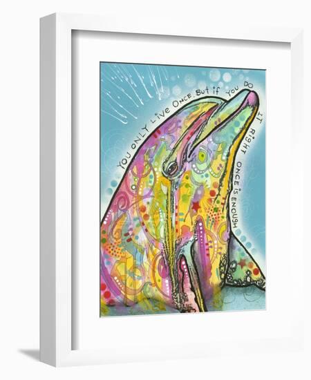 Dolphin-Dean Russo-Framed Giclee Print