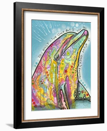 Dolphin-Dean Russo-Framed Giclee Print