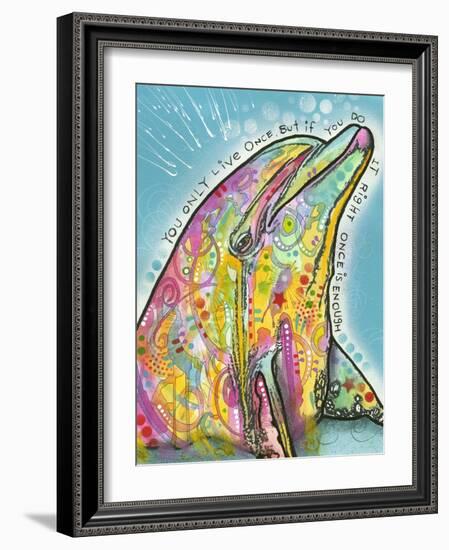 Dolphin-Dean Russo-Framed Giclee Print