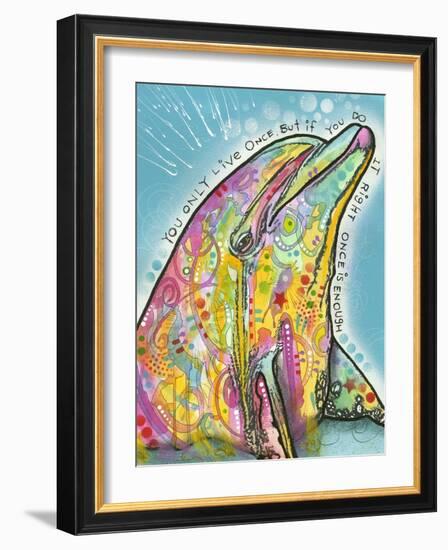 Dolphin-Dean Russo-Framed Giclee Print